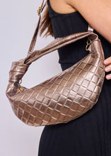 Leather shoulder bag