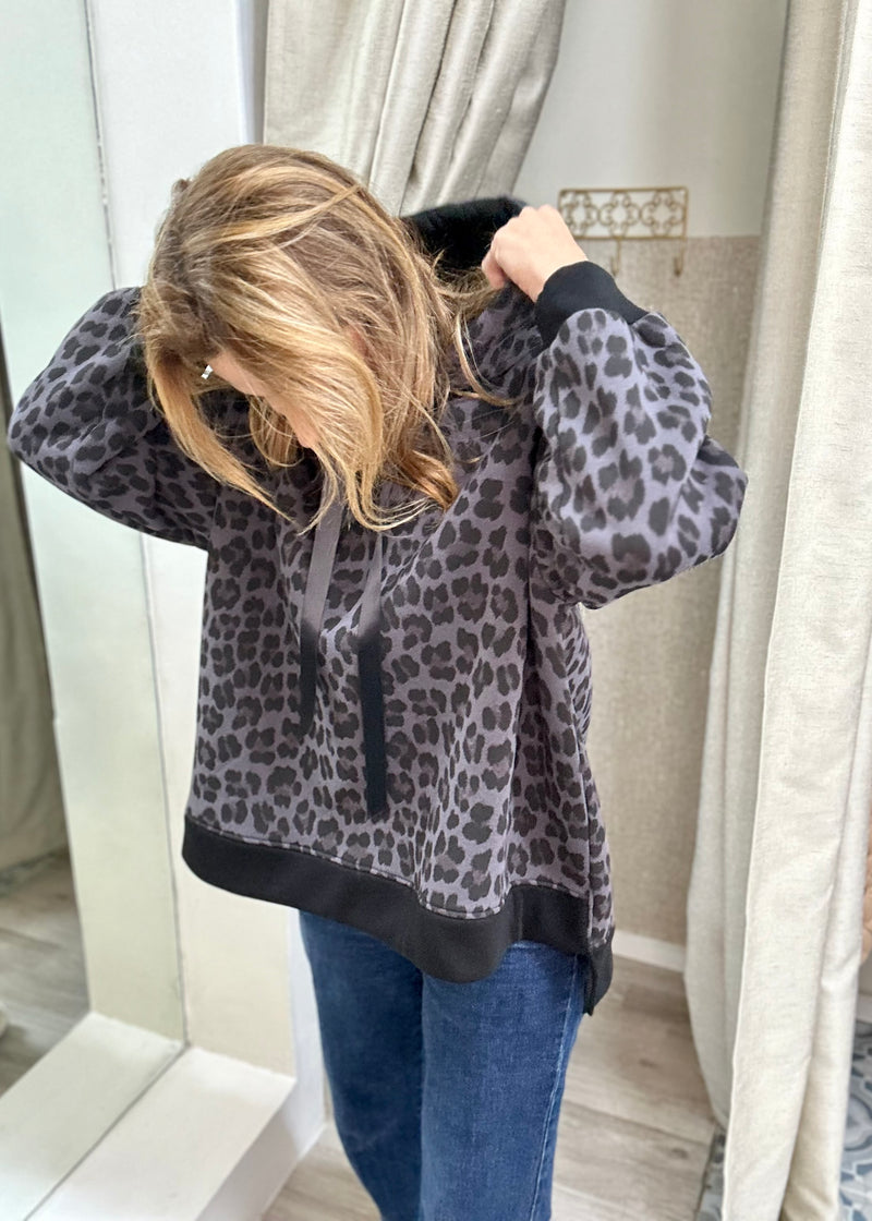 Leopard hoodie