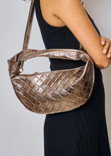 Leather shoulder bag