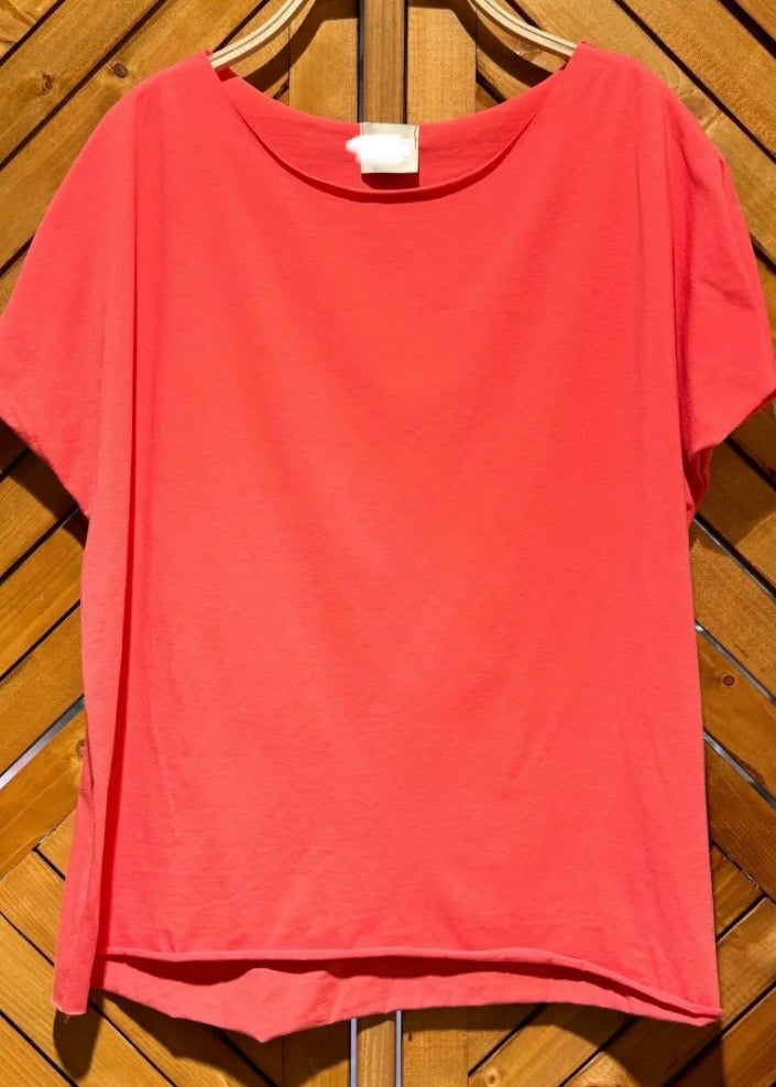 Boat neck T-shirt