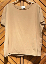 Boat neck T-shirt