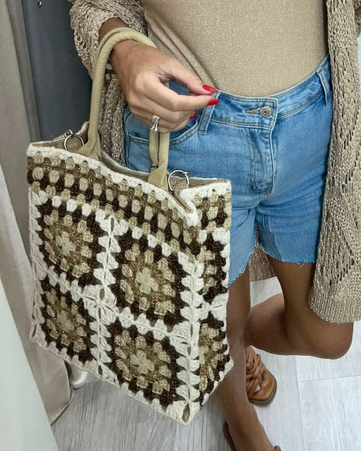 Croche hand made bag